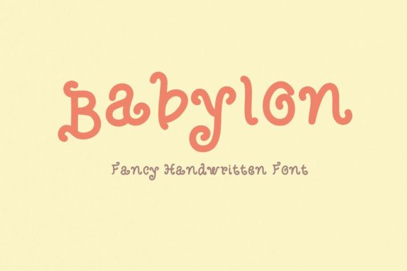 Babylon: A Script Amp Font for Elegant Branding