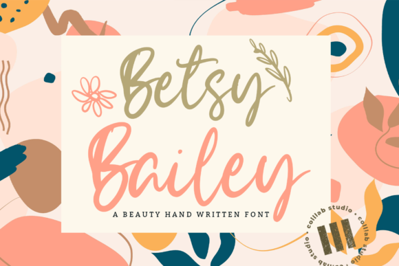 Betsy Bailey: A Handwritten Font for Creative Web Design