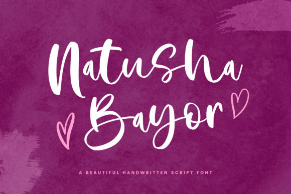 Bring Your Creations to Life with Natusha Bayor Font