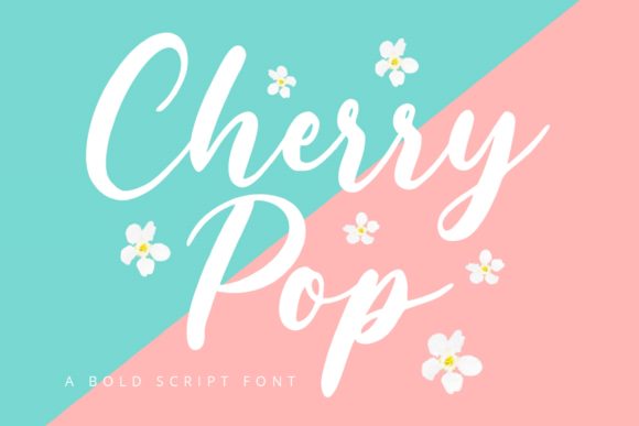 Cherry Pop: A Handwritten Font for Elegant Editorial Design