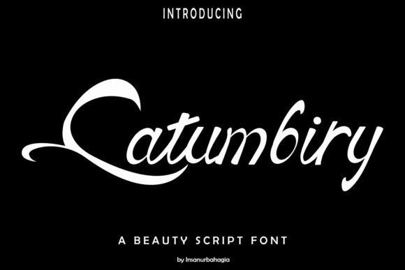 Discover Catumbiry: A Handwritten Font for Elegant Branding