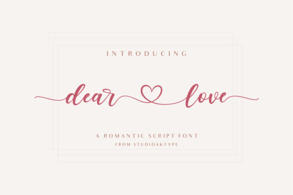 Discover Dear Love: A Font for Elegant Editorial Design