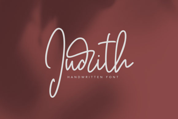 Discover Judith: A Handwritten Font for Crafters