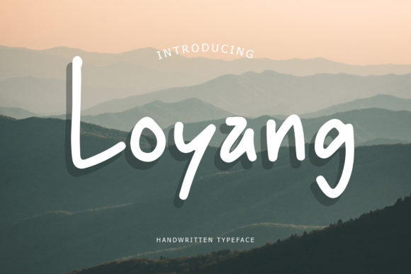 Discover Loyang: A Handwritten Font for Elegant Publishing