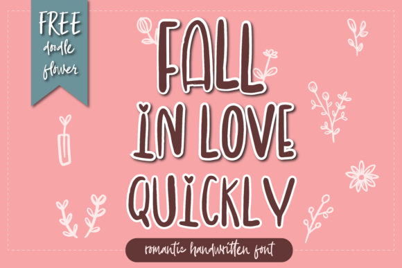 Discover the Charm of Fall in Love Quickly Font