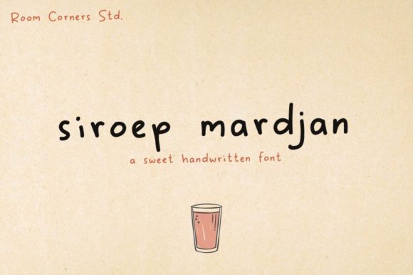 Discover the Charm of Siroep Mardjan: A Handwritten Font for Crafters