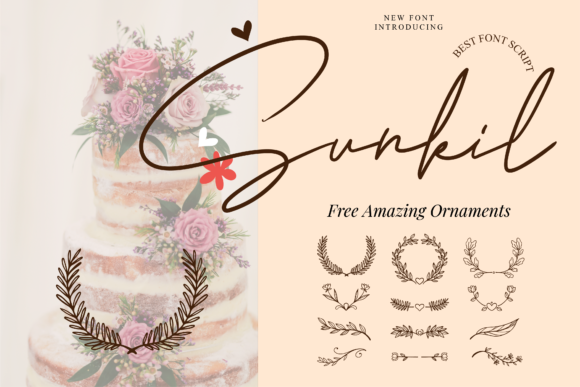 Discover the Charm of Sunkil: A Handwritten Font for Makers