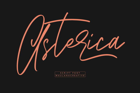 Discovering Asterica: A Handwritten Font for Editorial Elegance