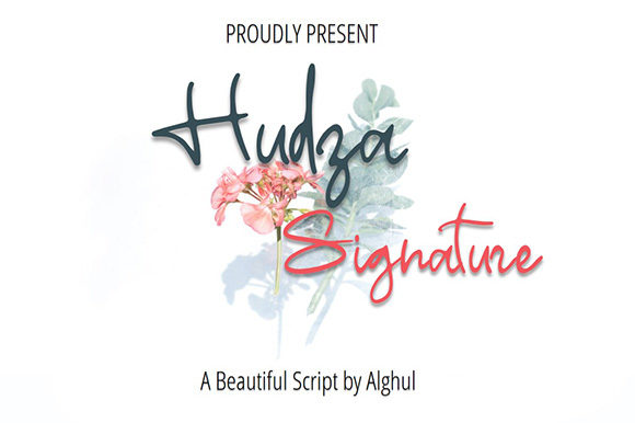 Enhance Your Brand with Hudza Signature Font