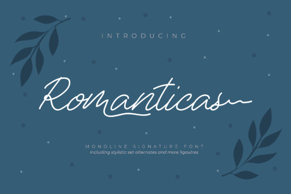 Enhance Your Brand with Romanticas: A Versatile Handwritten Font