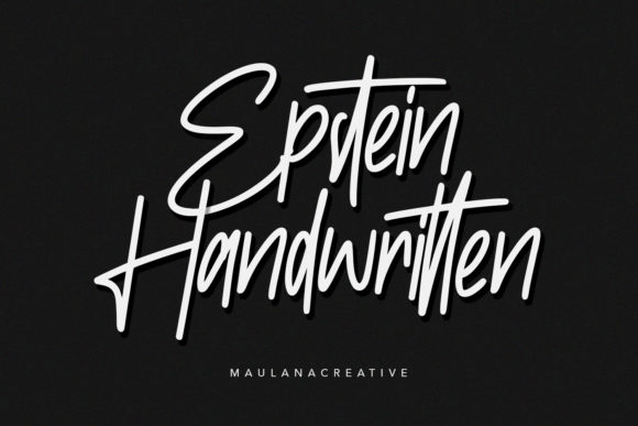 Epstein: A Handwritten Font for Authentic Web Design