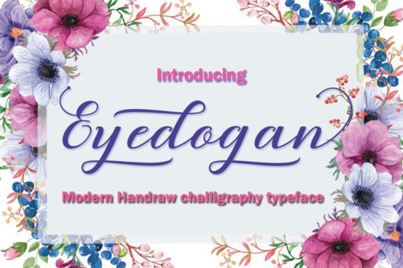 Eyedogan: A Handwritten Font for Crafters and Creators