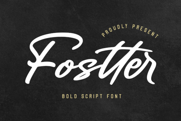 Fostter: A Handwritten Font for Memorable Brand Content