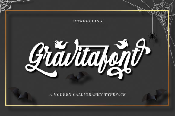 Gravitafont: A Handwritten Font for Elegant Editorial Design