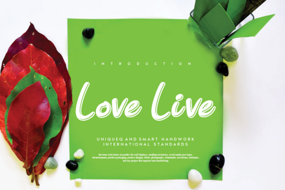 Love Live: A Font with Vibrant Elegance