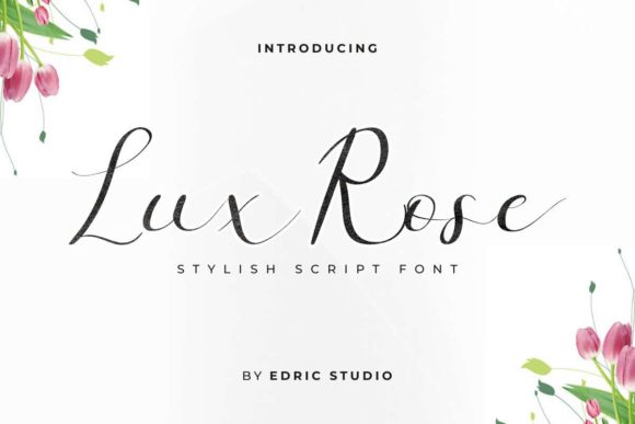 Lux Rose: A Script Font for Elegant Web Design