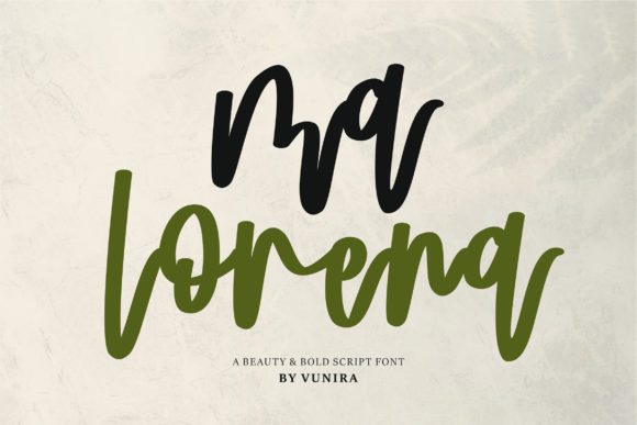 Ma Lorena: The Elegant Handwritten Font for Eye-Catching Campaigns