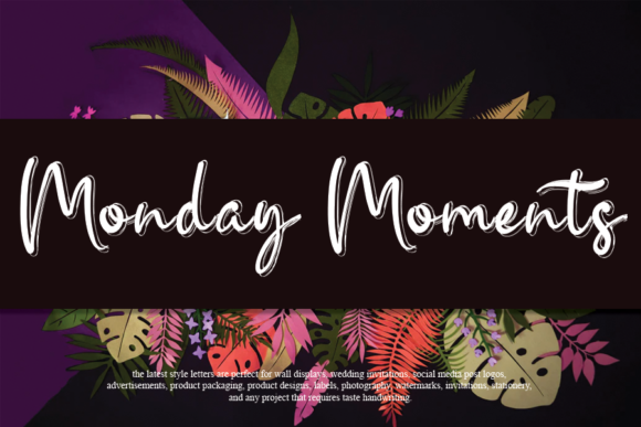 Monday Moments: A Handwritten Font for Editorial Charm