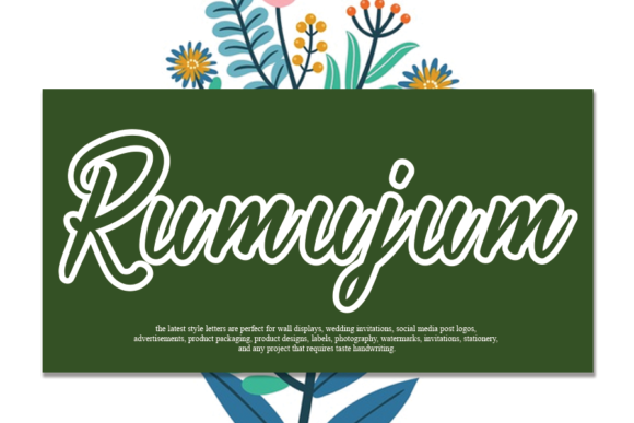 Rumujum: The Handwritten Font for Captivating Campaigns