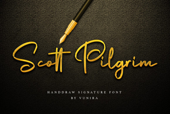 Scott Pilgrim: A Handwritten Font for Creative Web Design