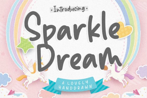 Sparkle Dream: A Handwritten Font for Crafters and Creators