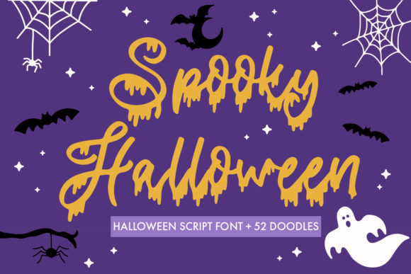 Spooky Halloween Title: A Fun Handwritten Font for Creative Marketers