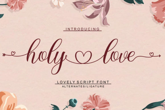 Transform Your Brand with Holy Love: A Stylish Script Font