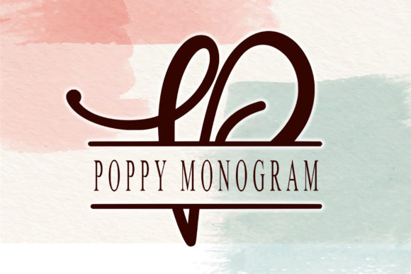 Transform Your Brand with Poppy Monogram Font