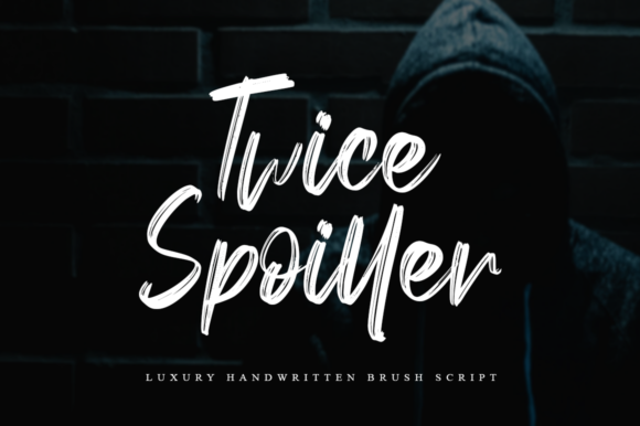 Twice Spoiller: A Handwritten Font for Modern Web Design